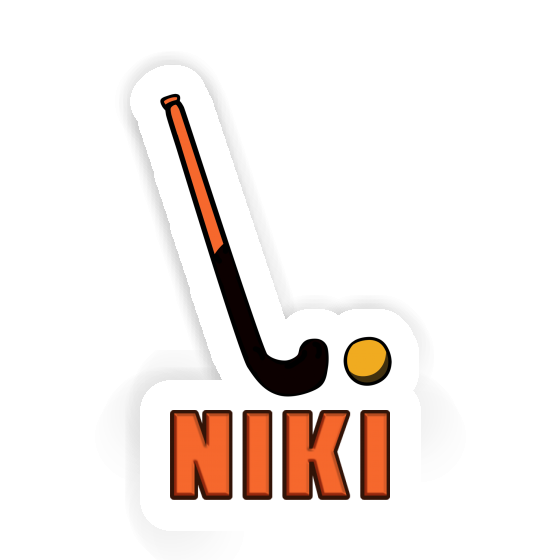 Sticker Niki Floorball Stick Notebook Image