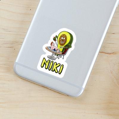 Sticker Niki Avocado Notebook Image