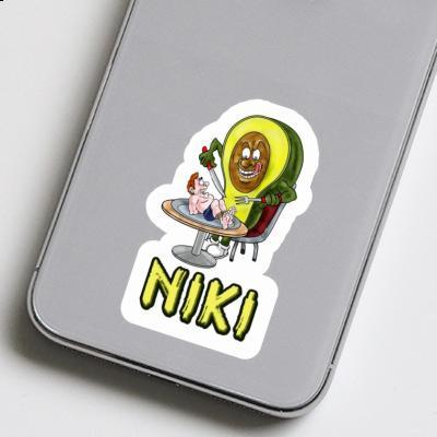 Niki Sticker Avocado Image