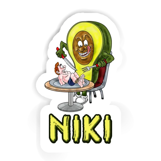 Sticker Niki Avocado Image