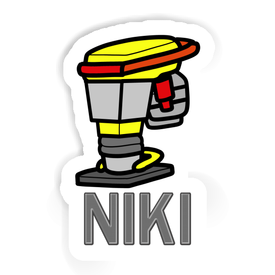 Sticker Niki Vibratory Rammer Gift package Image