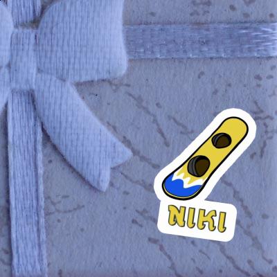 Sticker Wakeboard Niki Notebook Image