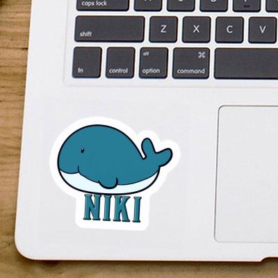 Baleine Autocollant Niki Notebook Image