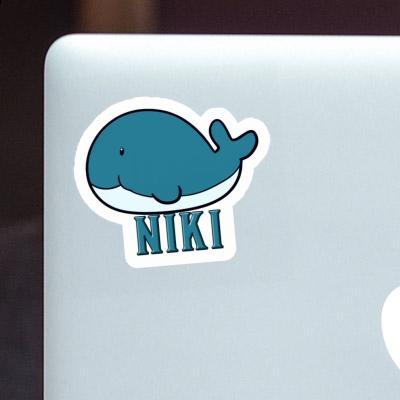 Whale Fish Sticker Niki Gift package Image