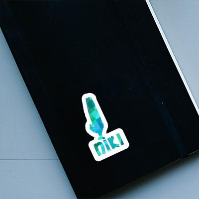 Sticker Niki Windsurfer Notebook Image