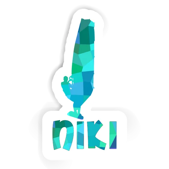 Sticker Niki Windsurfer Laptop Image