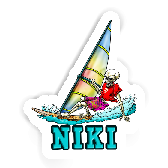 Windsurfer Sticker Niki Laptop Image