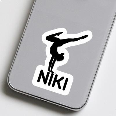 Niki Sticker Yoga Woman Gift package Image