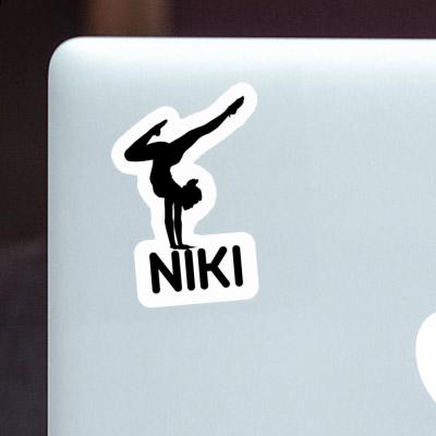 Niki Sticker Yoga Woman Gift package Image