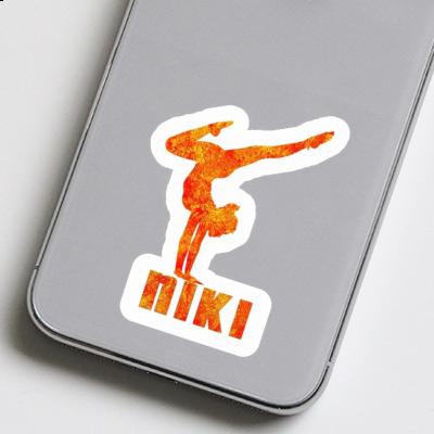 Yoga Woman Sticker Niki Gift package Image