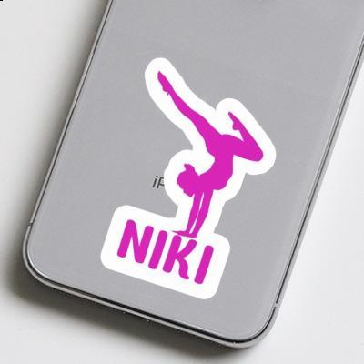 Yoga Woman Sticker Niki Notebook Image