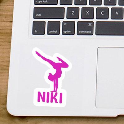 Niki Autocollant Femme de yoga Gift package Image