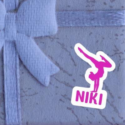 Yoga Woman Sticker Niki Gift package Image