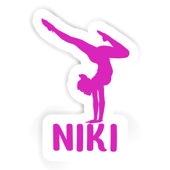 Sticker Yoga-Frau Niki Image