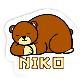 Niko Aufkleber Bär Image