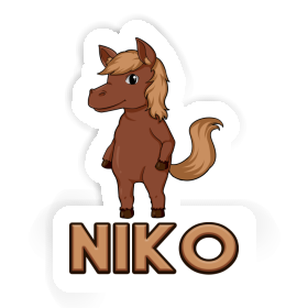 Autocollant Niko Cheval Image
