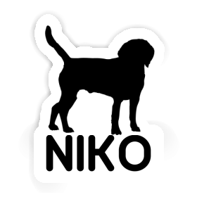 Hund Aufkleber Niko Image