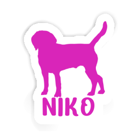 Sticker Hund Niko Image