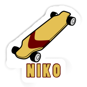 Niko Aufkleber Skateboard Image