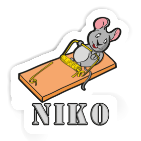 Aufkleber Maus Niko Image