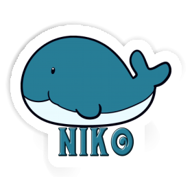 Baleine Autocollant Niko Image