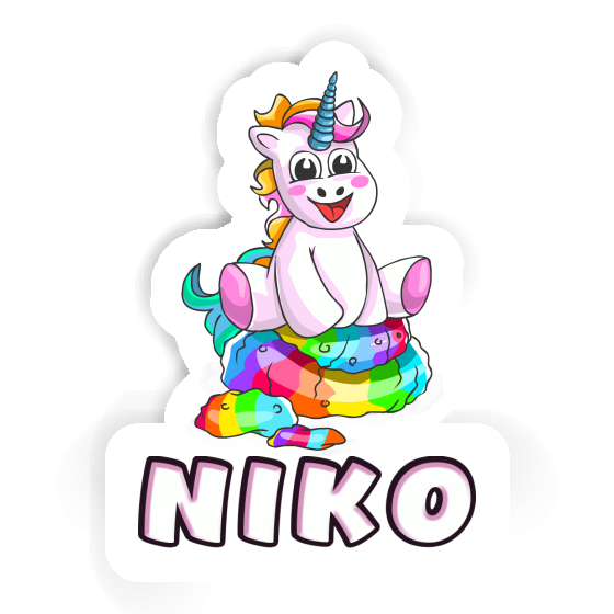 Autocollant Baby licorne Niko Laptop Image