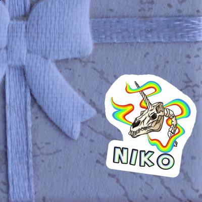 Sticker Skull Niko Notebook Image