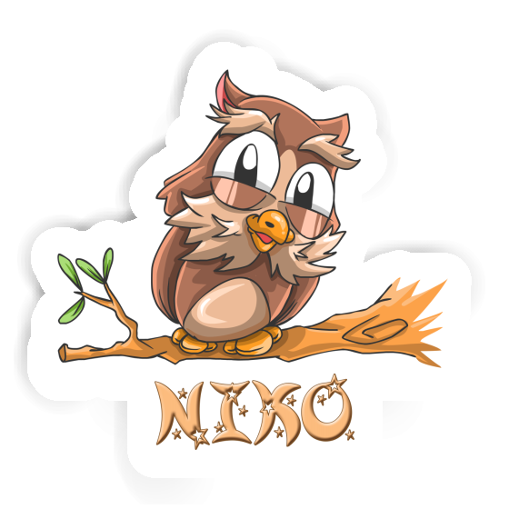 Sticker Owl Niko Notebook Sticker Owl Niko Notebook Image