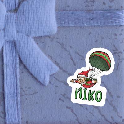 Sticker Fallschirmspringer Niko Laptop Image