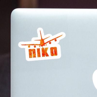 Autocollant Avion Niko Image