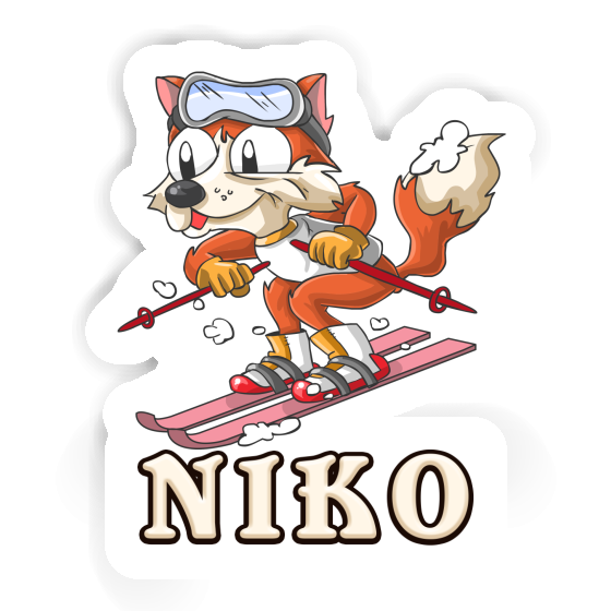 Autocollant Niko Skieur Notebook Autocollant Niko Skieur Gift package Image