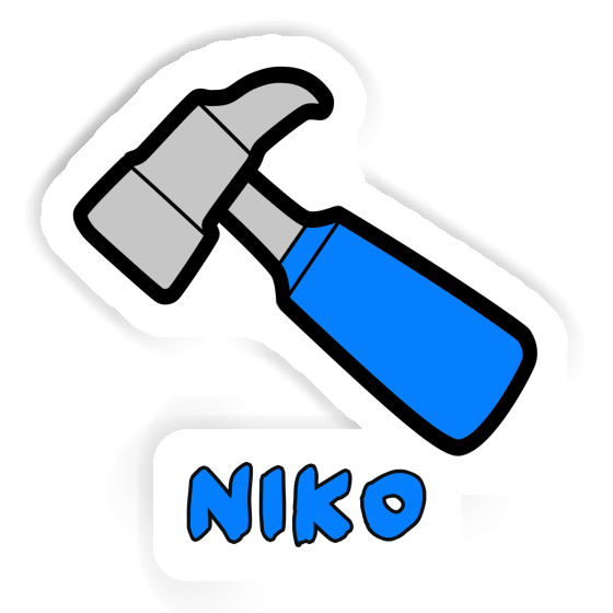 Niko Autocollant Marteau Notebook Image