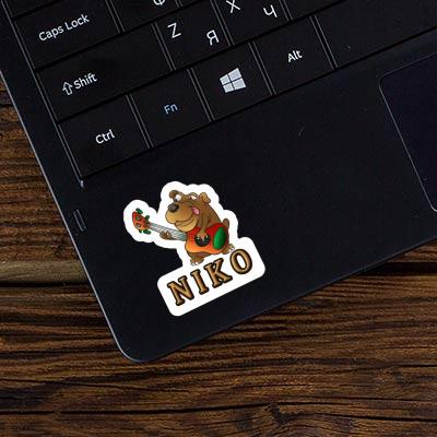 Sticker Niko Guitarist Notebook Sticker Niko Guitarist Gift package Image