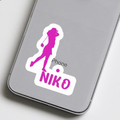 Niko Autocollant Golfeuse Notebook Niko Autocollant Golfeuse Gift package Image