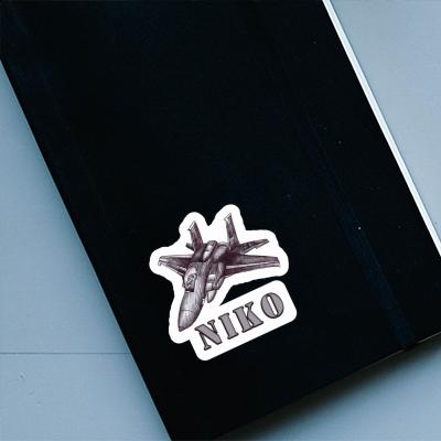 Niko Sticker Plane Laptop Image