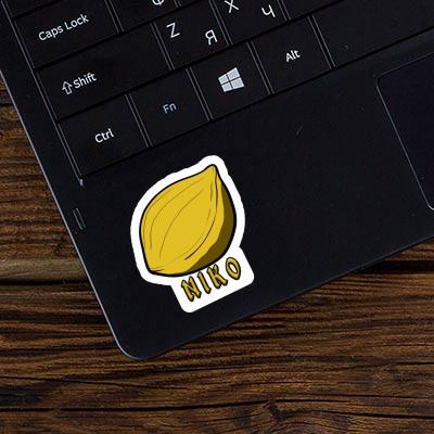 Sticker Nuss Niko Notebook Image
