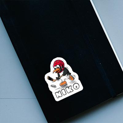 Pingouin de hockey Autocollant Niko Notebook Pingouin de hockey Autocollant Niko Notebook Image