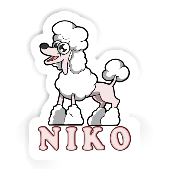 Aufkleber Niko Pudel Laptop Image