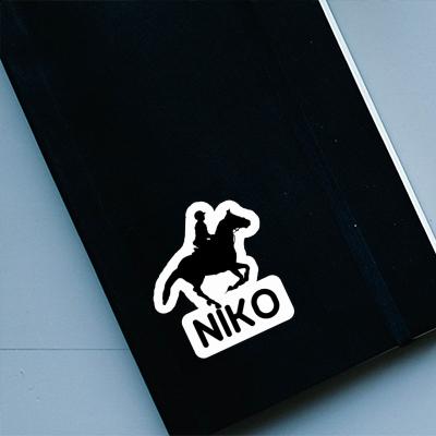 Autocollant Cavalière Niko Autocollant Cavalière Niko Image