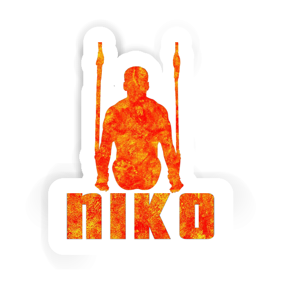 Autocollant Niko Gymnaste aux anneaux Gift package Image
