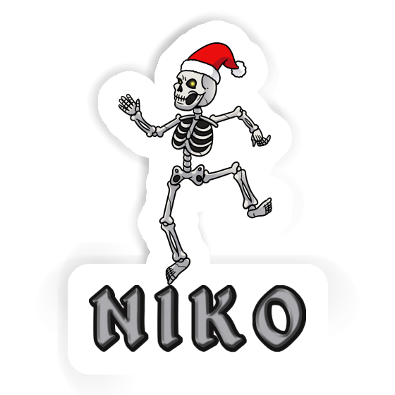 Autocollant Squelette de Noël Niko Laptop Autocollant Squelette de Noël Niko Laptop Image