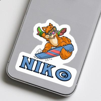 Niko Aufkleber Boarderin Niko Aufkleber Boarderin Image