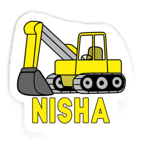 Excavator Sticker Nisha Image