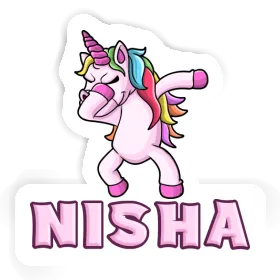 Sticker Dabbing Unicorn Nisha Image