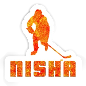 Sticker Nisha Eishockeyspieler Image