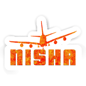 Autocollant Nisha Avion Image