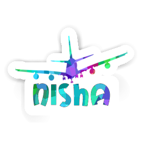 Avion Autocollant Nisha Image