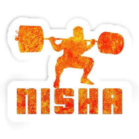 Aufkleber Nisha Gewichtheber Image