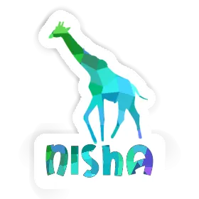 Sticker Giraffe Nisha Image