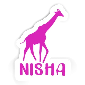 Sticker Nisha Giraffe Image